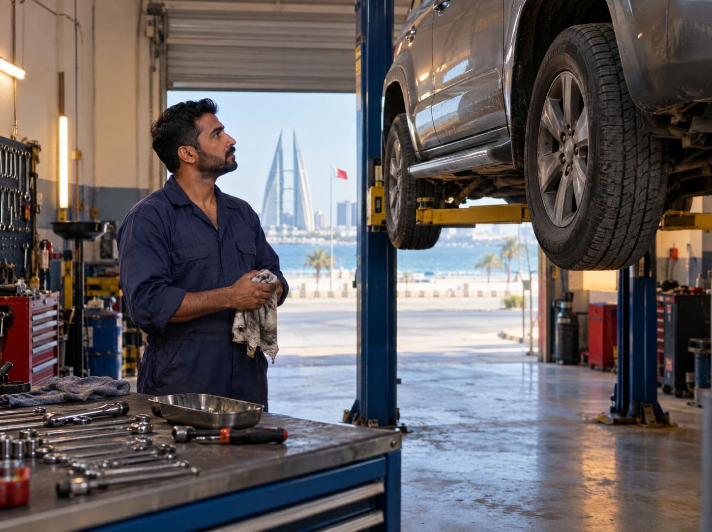 A business owner meeting a financing advisor